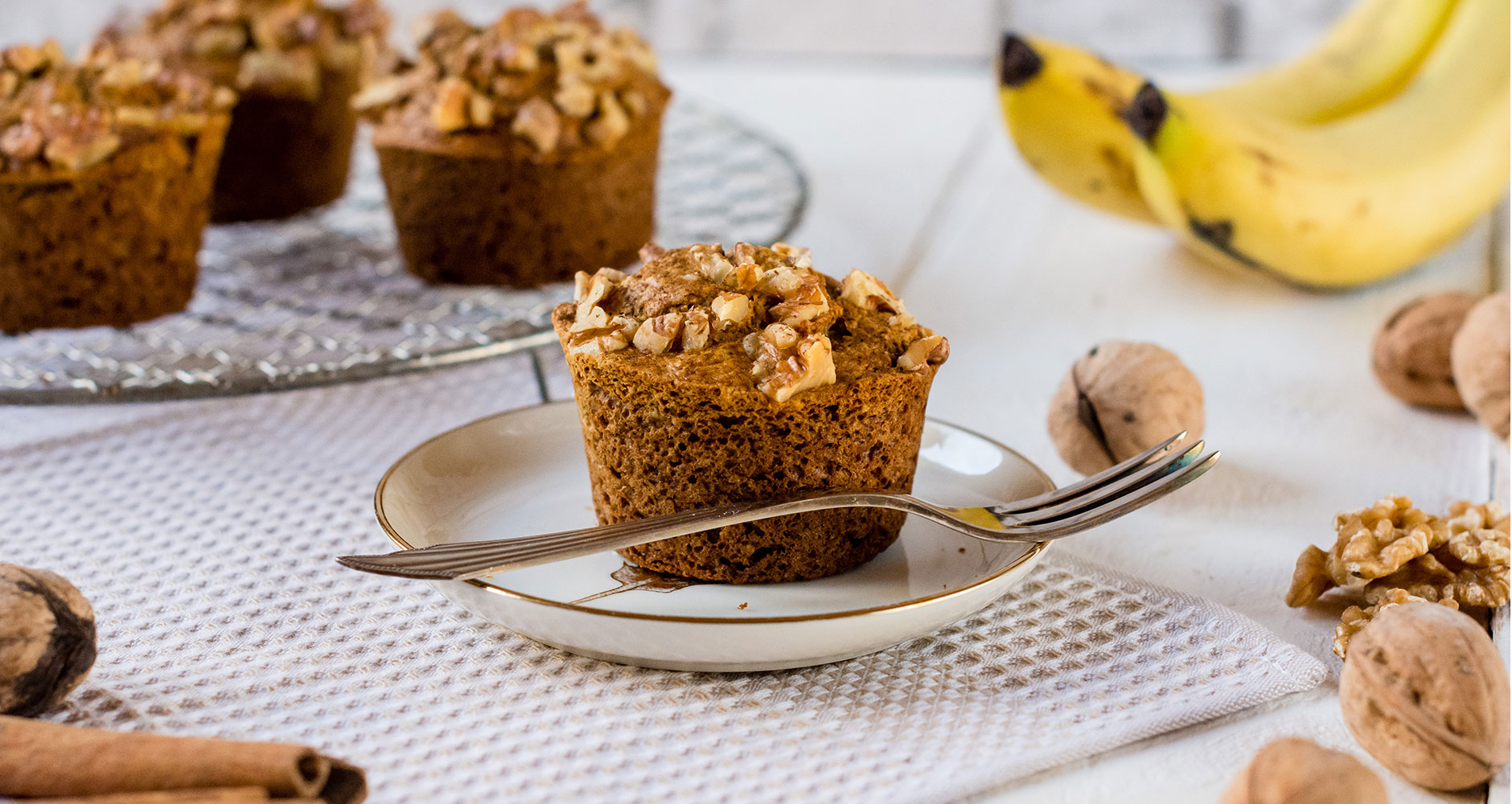 Muffins Banane et Noix
